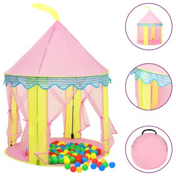  Vaikiška žaidimų palapinė, rožinės spalvos, 100x100x127cm