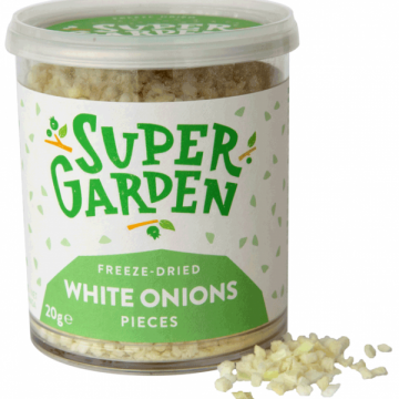 Džiovintas šaltyje baltojo svogūno gabaliukai Super Garden, 20 g