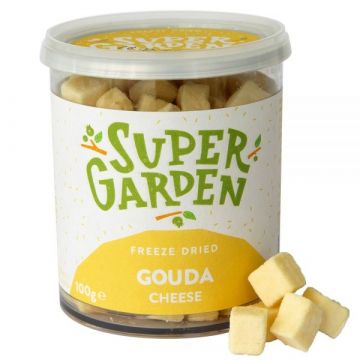 Džiovintas šaltyje Gouda sūris Super Garden, 100 g.