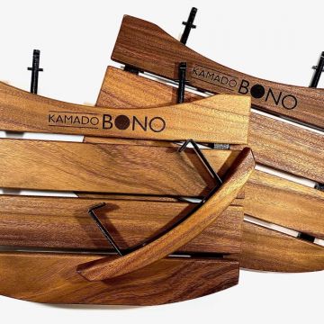 Tikmedžio padėklų ir rankenos rinkinys Kamado Bono Grande